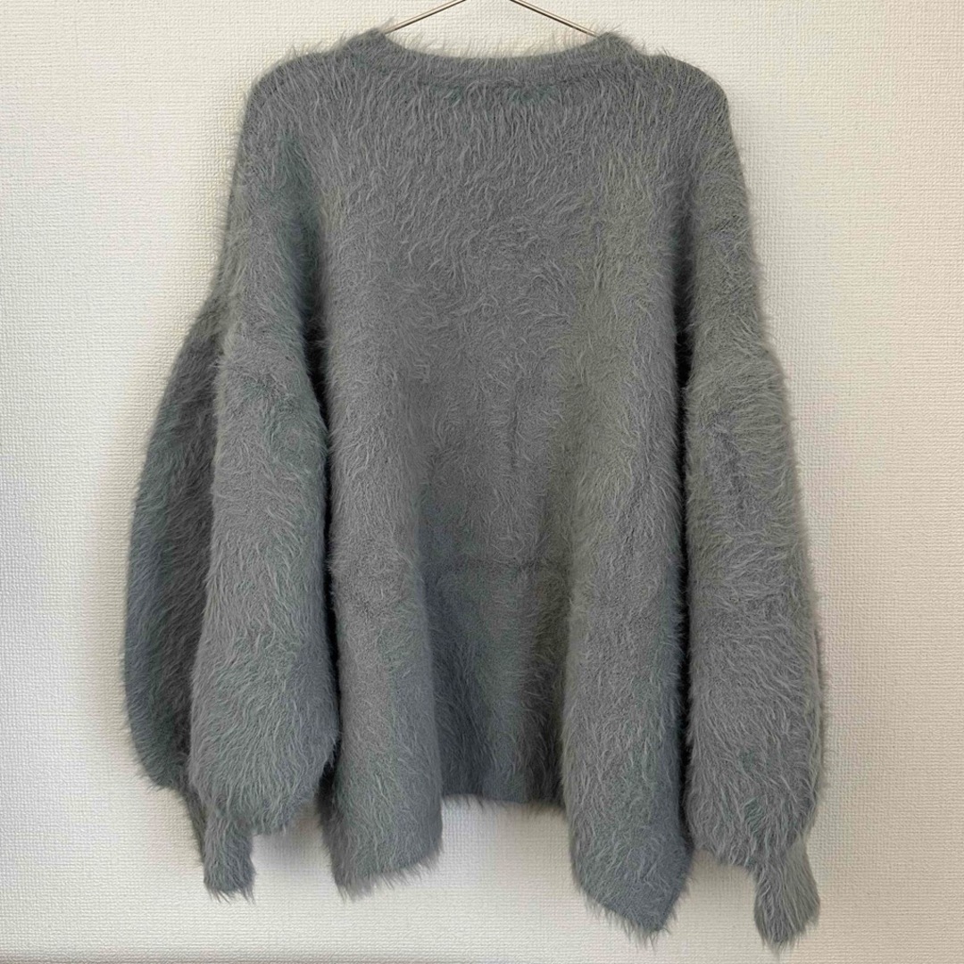 room306 CONTEMPORARY(ルームサンマルロクコンテンポラリー)のSALE 306 room Shaggy Knit Cardigan Gray レディースのトップス(カーディガン)の商品写真