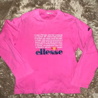 エレッセ(ellesse)のellesse エレッセ ロンT ピンク 蛍光(Tシャツ(長袖/七分))