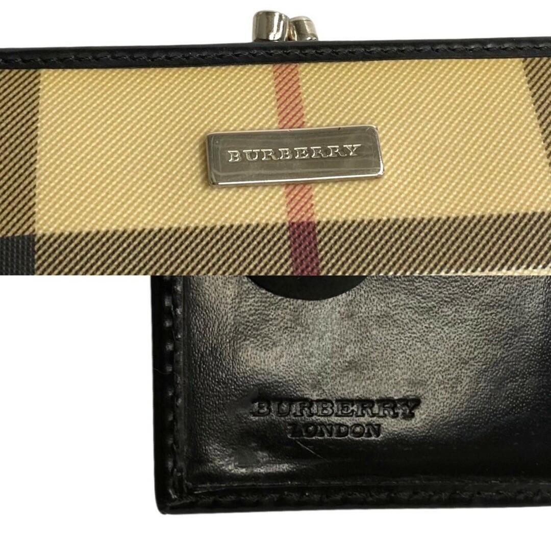 BURBERRY - 極 美品 保存袋付 BURBERRY バーバリー ノバチェック ロゴ