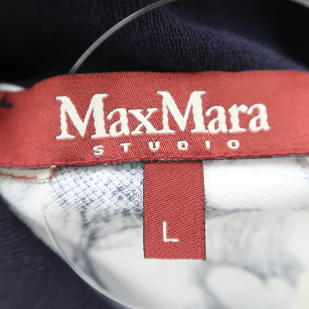 Max Mara(マックスマーラ)の美品 maxmaraSTUDIO マックスマーラ ワンピース L コットン 他 半袖 ポロ シャツ 膝丈 レディース AM5457A54  レディースのワンピース(ミニワンピース)の商品写真