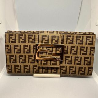 フェンディ(FENDI)の【美品】FENDI【フェンディ】ズッキーノ長財布(財布)