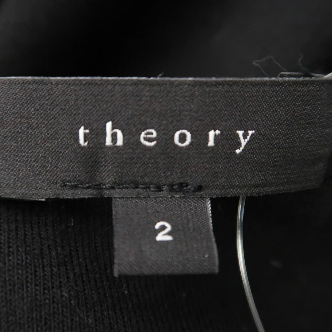 theory(セオリー)の美品 Theory セオリー ワンピース 2 M レーヨン 他 ノースリーブ 膝丈 Vネック ドレス レディース AM5465A54  レディースのワンピース(ミニワンピース)の商品写真