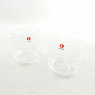 美品 iittala イッタラ フルッタ タンブラー 2点 ペア グラス 北欧 フィンランド SY8030B1 