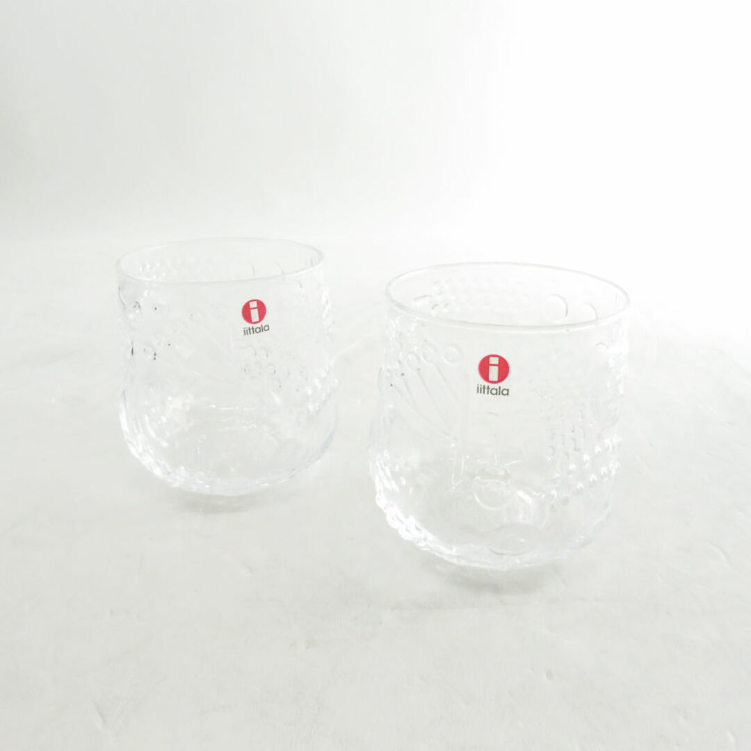 iittala(イッタラ)の美品 iittala イッタラ フルッタ タンブラー 2点 ペア グラス 北欧 フィンランド SY8031B1  インテリア/住まい/日用品のキッチン/食器(タンブラー)の商品写真