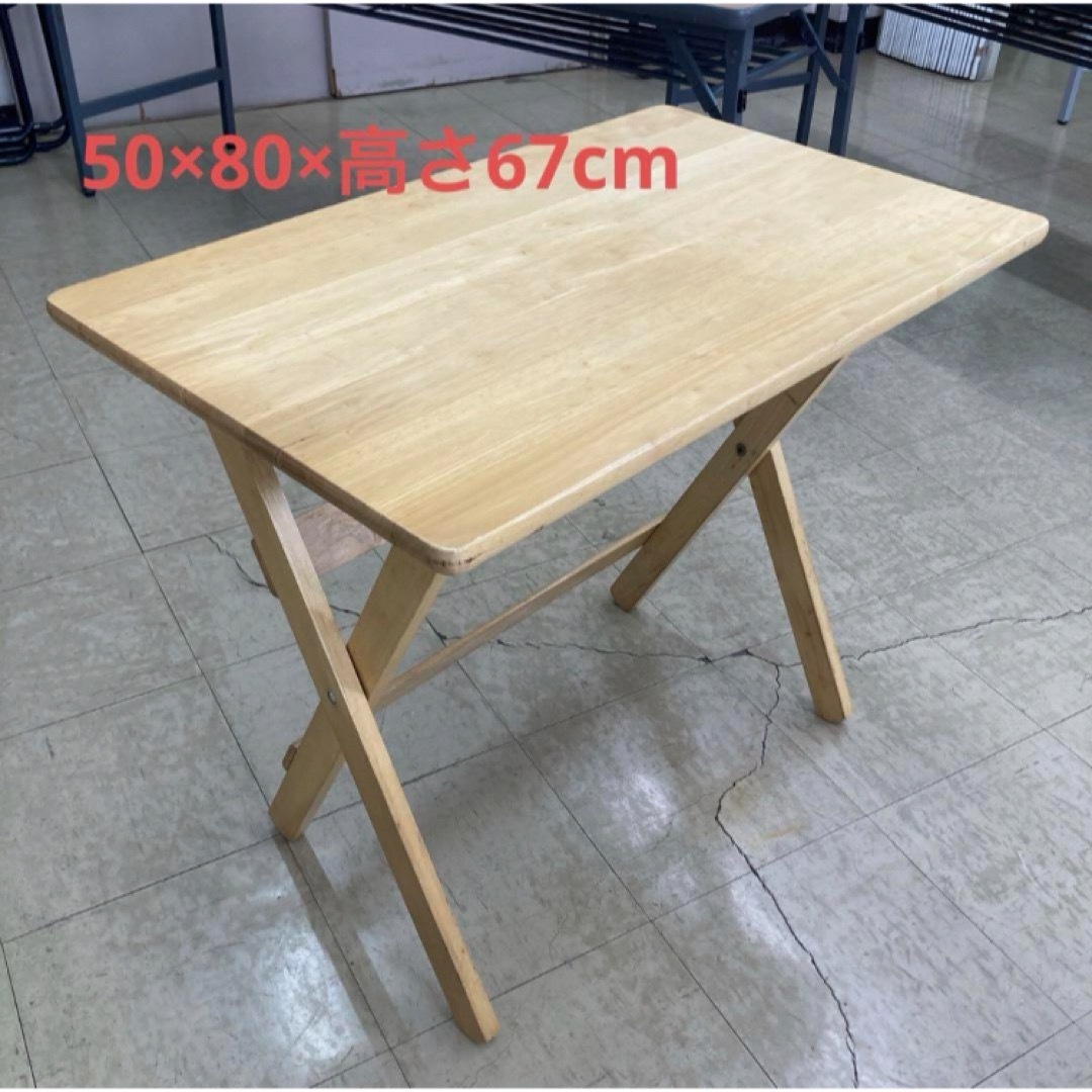 折りたたみテーブル　木製 インテリア/住まい/日用品の机/テーブル(折たたみテーブル)の商品写真