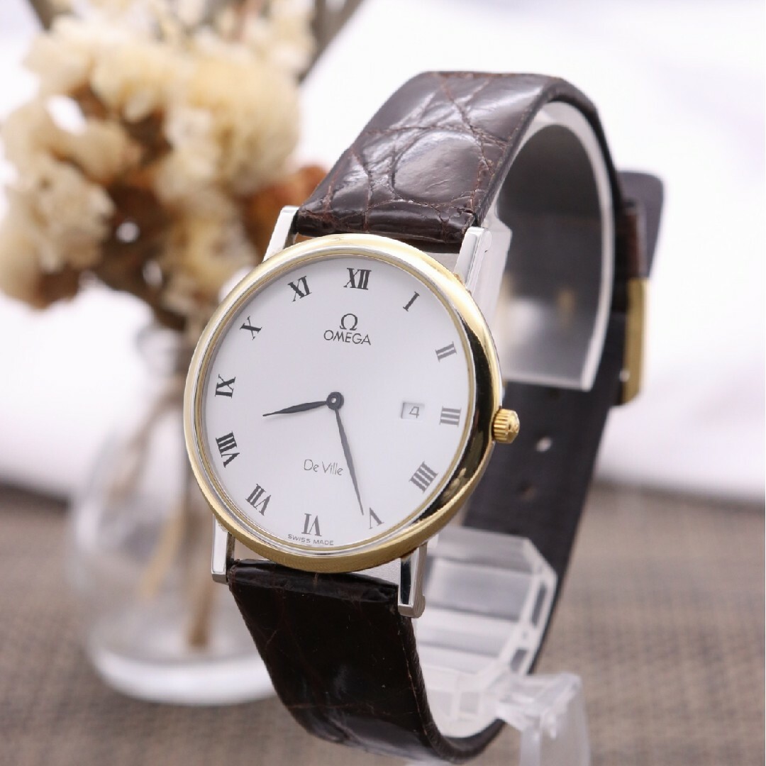 正規品【新品電池】OMEGA デビル/動作良好 美品 人気モデル DeVille 正規品【新品電池】OMEGA デビル/動作良好 美品 人気モデル DeVille