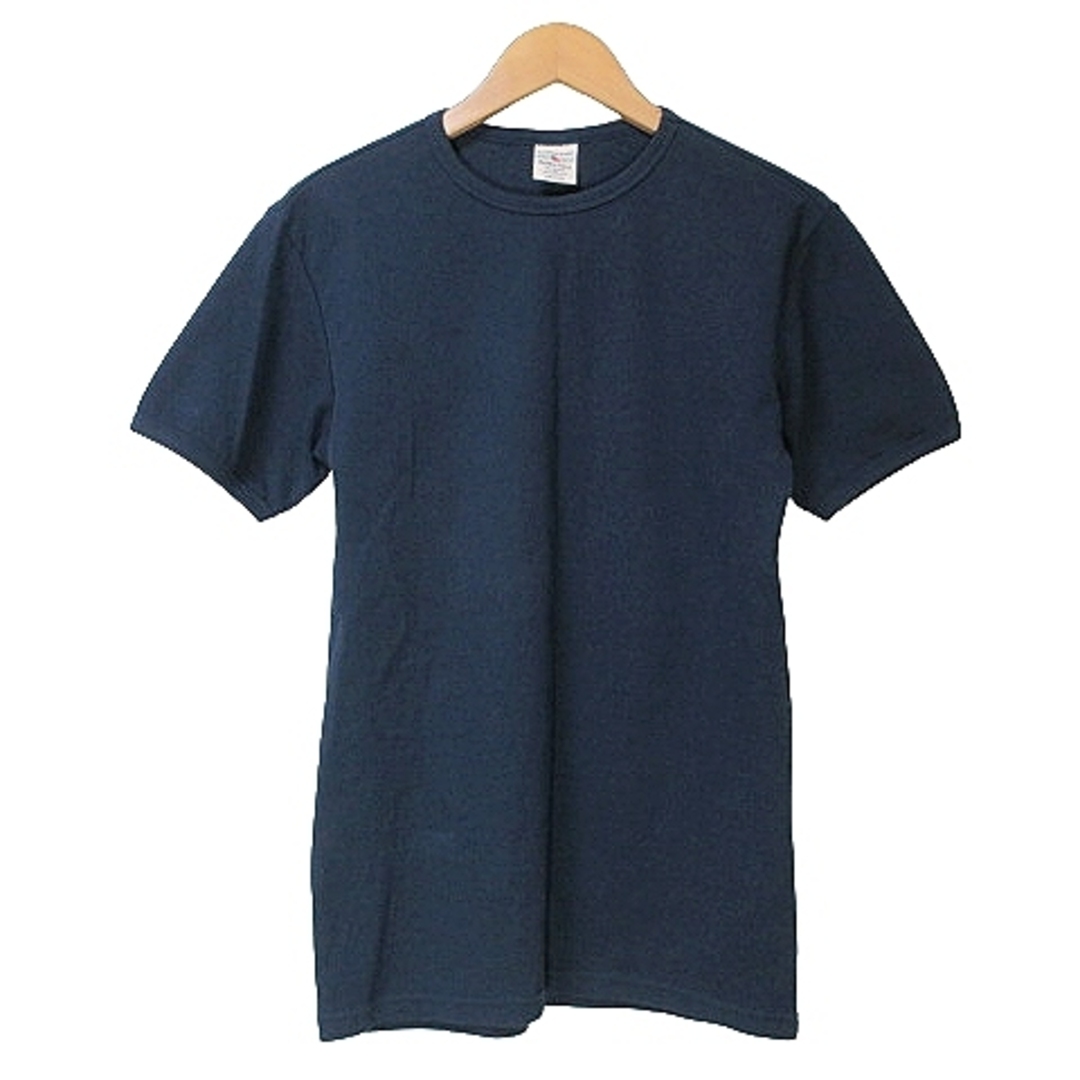 AVIREX(アヴィレックス)のアヴィレックス 近年 半袖 Tシャツ 6143502 テレコ M 紺 ■GY01 メンズのトップス(Tシャツ/カットソー(半袖/袖なし))の商品写真