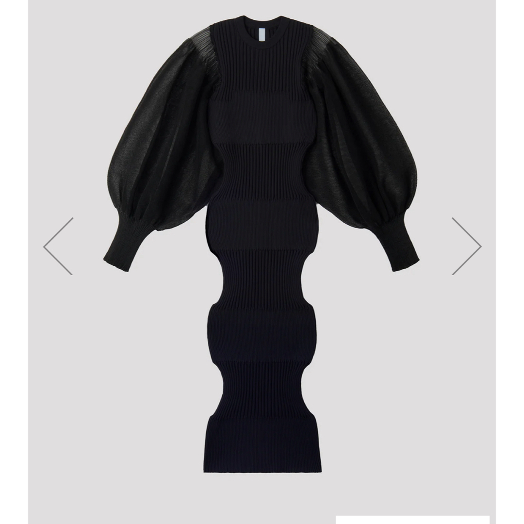 ISSEY MIYAKE(イッセイミヤケ)のhatakenegi様　CFCL FLUTED LUCENT DRESS レディースのワンピース(ロングワンピース/マキシワンピース)の商品写真