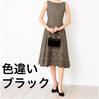 サイズ40フォクシー   foxey ニットワンピース　カシミヤ　ワンピース