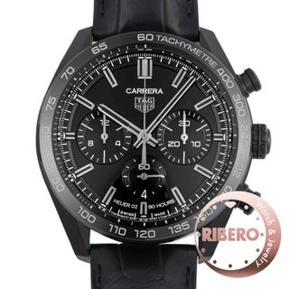 タグホイヤー(TAG Heuer)のTAG HEUER タグホイヤー カレラ クロノ ホイヤー02 CBN2A1G.FC6501 ジャパン ブラックエディション【中古】(腕時計(アナログ))