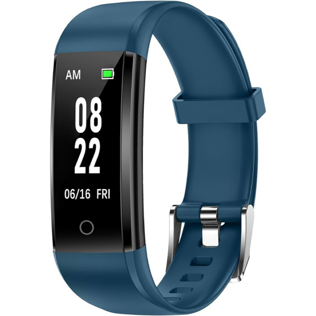 スマートウォッチ 歩数計 活動量計 Bluetooth不要 歩数 距離記録 メンズの時計(腕時計(デジタル))の商品写真