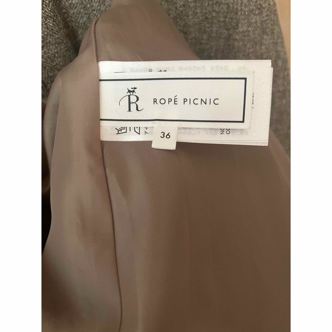 Rope' Picnic(ロペピクニック)のROPÉ PICNIC  ロペピクニック　フレアツイードジャンパースカート レディースのワンピース(ひざ丈ワンピース)の商品写真