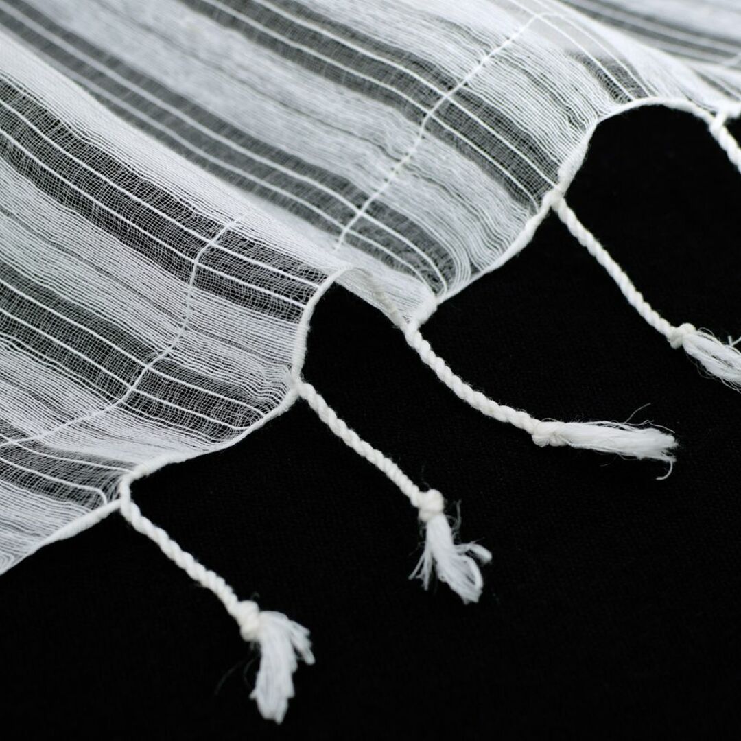 手織りシルクコットン暖簾 インテリア/住まい/日用品のカーテン/ブラインド(のれん)の商品写真