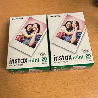 フジフイルム(富士フイルム)のチェキ フィルム instax mini JP2 2箱40枚(その他)