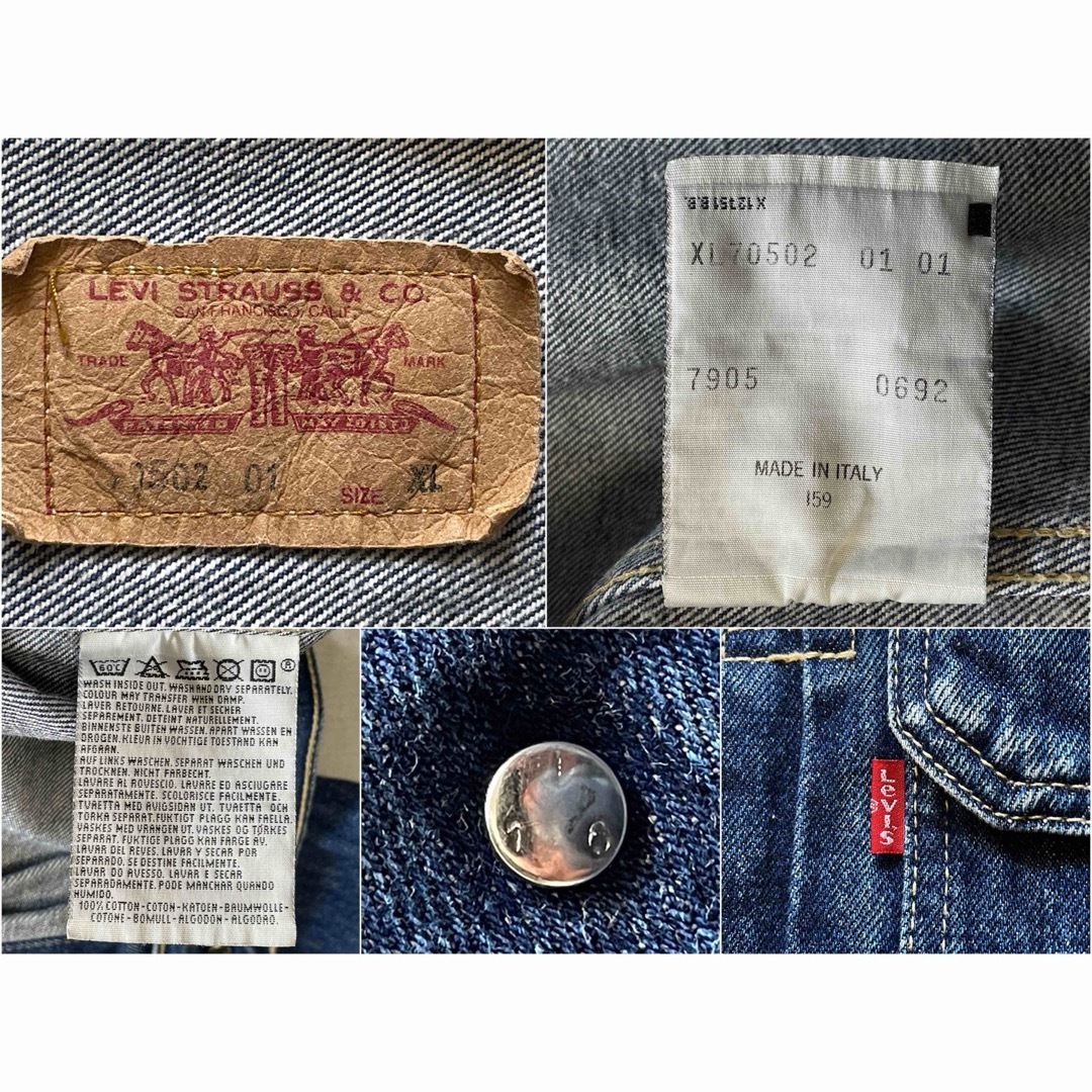 EURO LEVI'S - 90' ITALY製 Euro Levi's 70502-01 XL 507XXの EURO LEVI'S - 90' ITALY製 Euro Levi's 70502-01 XL 507XXの