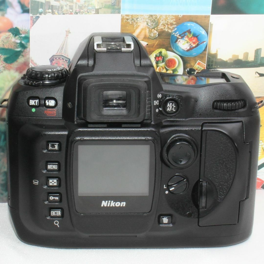 Nikon(ニコン)の❤️１本で近遠対応の万能レンズ&新品カメラバッグ付き❤️Nikon D100❤️ スマホ/家電/カメラのカメラ(デジタル一眼)の商品写真