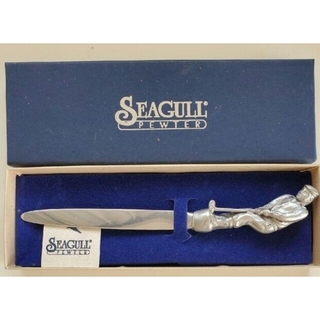 カナダ製 Seagull ゴルフ柄 ペーパーナイフ(はさみ/カッター)