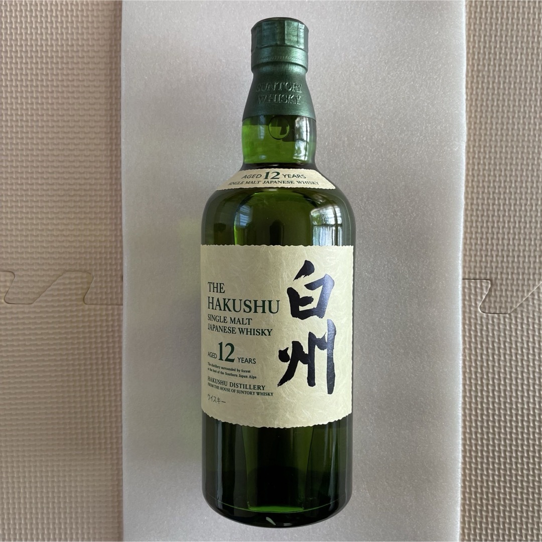 サントリー(サントリー)のサントリーウイスキー白州12年　未開封 食品/飲料/酒の酒(ウイスキー)の商品写真