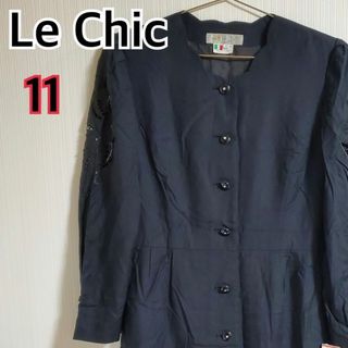 Le Chic ワンピース ブラック系 レディース サイズ11【C62】(ひざ丈ワンピース)