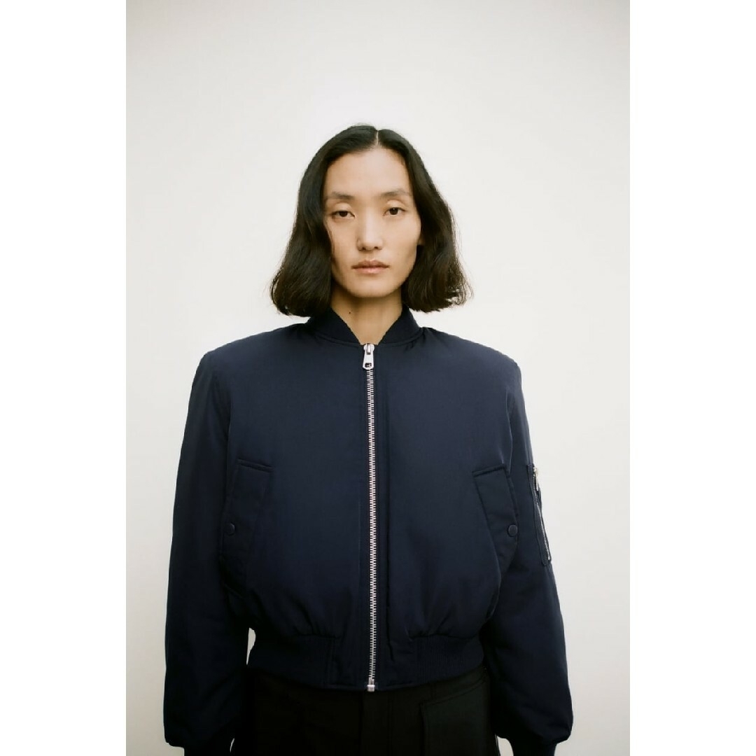 ZARA - ZARA ZW COLLECTION ショート ボンバージャケット M ZARA - ZARA ZW COLLECTION ショート ボンバージャケット M