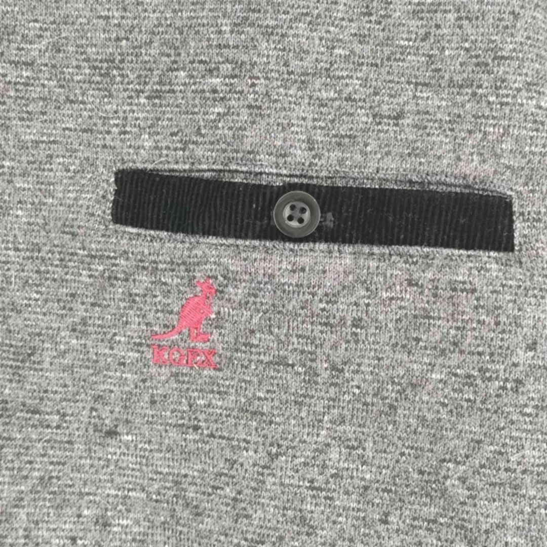 KANGOL(カンゴール)のKANGOL(カンゴール) ワンポイント刺繍ハーフジップスウェット メンズ メンズのトップス(スウェット)の商品写真