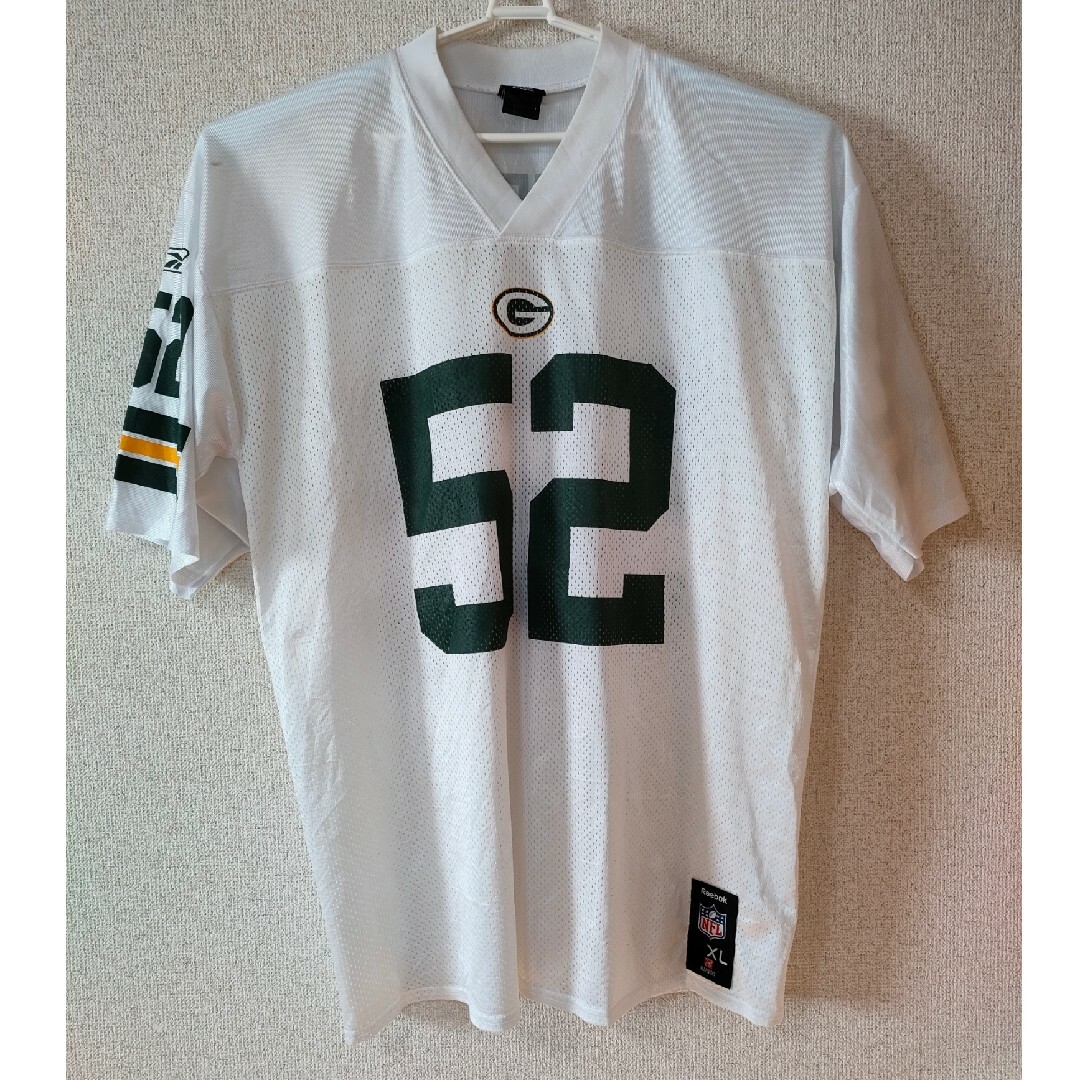 Reebok(リーボック)の【く】Packers ユニフォーム　ゲームシャツ　ストリート　ダンス衣装 スポーツ/アウトドアのスポーツ/アウトドア その他(アメリカンフットボール)の商品写真