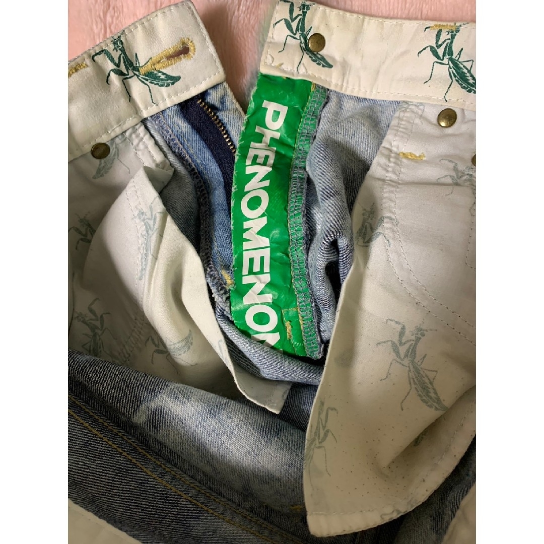 PHENOMENON(フェノメノン)のPHENOMENON　クラウドデニム　ブリーチ　ブルー メンズのパンツ(デニム/ジーンズ)の商品写真