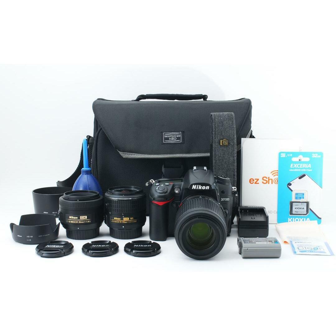 Nikon(ニコン)の美品♪Wi-Fi＆ショット数6448回!! Nikon D7000 #5105 スマホ/家電/カメラのカメラ(デジタル一眼)の商品写真