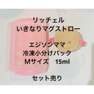 リッチェル(Richell)のリッチェルいきなりマグストロー　エジソンママ冷凍小分けパックＭサイズ 離乳食(離乳食調理器具)