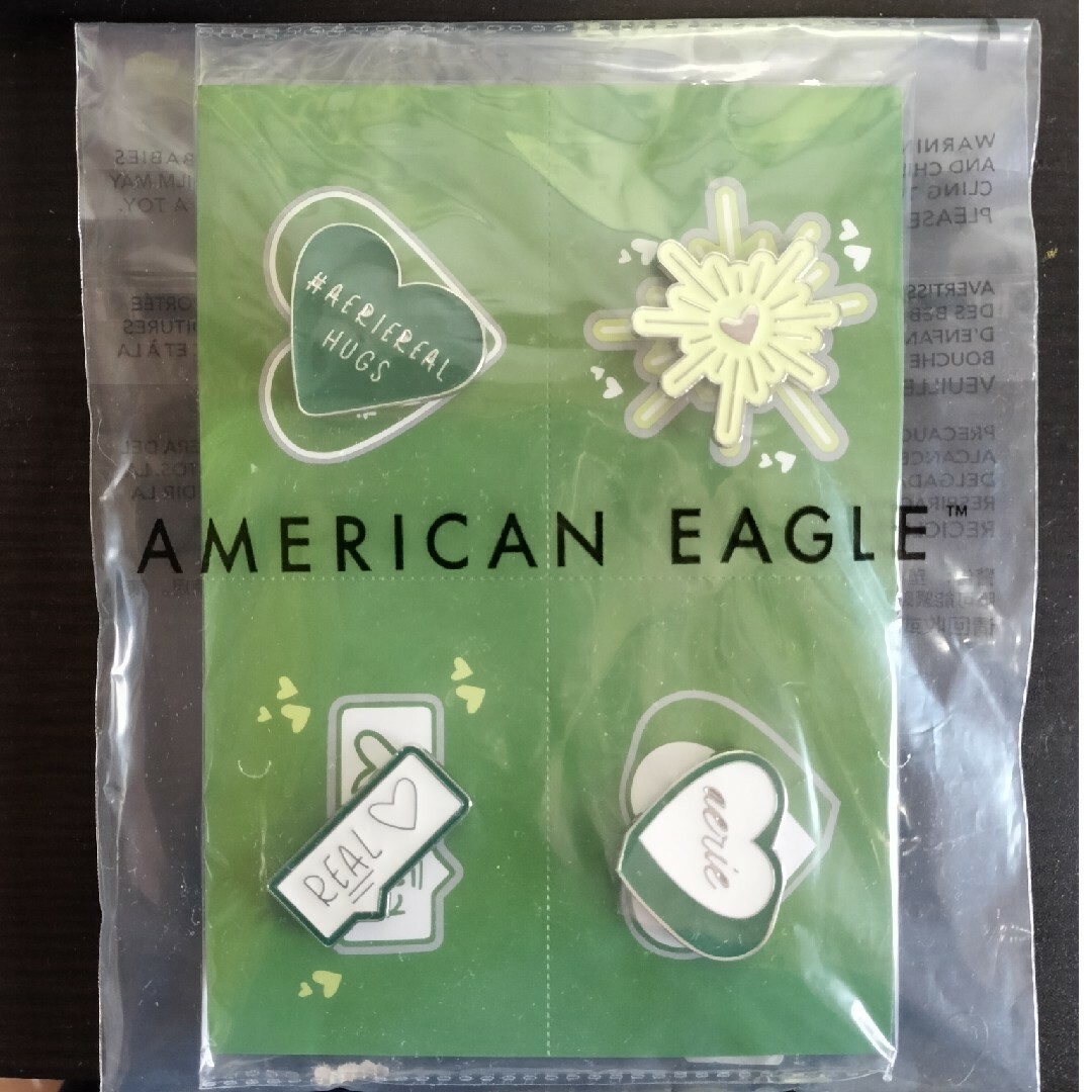 American Eagle(アメリカンイーグル)のamerican eagle ピンバッジセット エンタメ/ホビーのアニメグッズ(バッジ/ピンバッジ)の商品写真