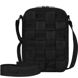 シュプリーム(Supreme)のsupreme woven shoulder bag 黒 国内正規品 未使用(ショルダーバッグ)