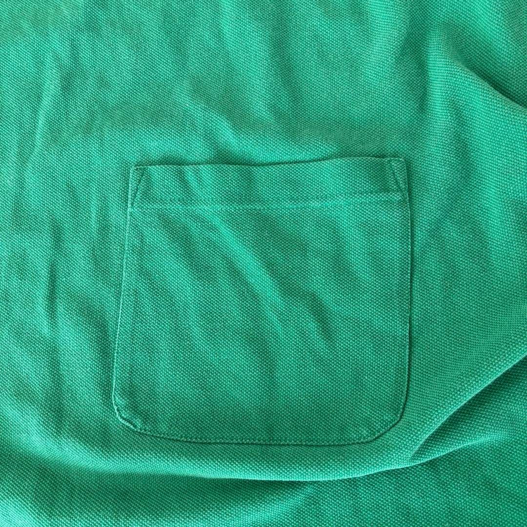 GAP(ギャップ)の90s GAP "鹿の子 長袖 シャツ vintage グリーンL メンズのトップス(Tシャツ/カットソー(七分/長袖))の商品写真