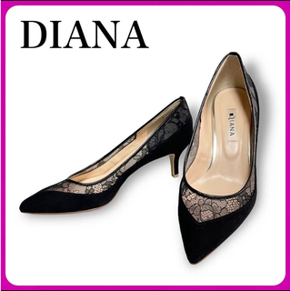 DIANA - 新品 ダイアナ 着物柄 ポインテッド パンプス 22.5cmの通販 ...