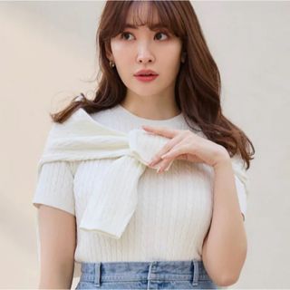 ハーリップトゥ(Her lip to)のherlipto Essential Cable Knit Set(カーディガン)