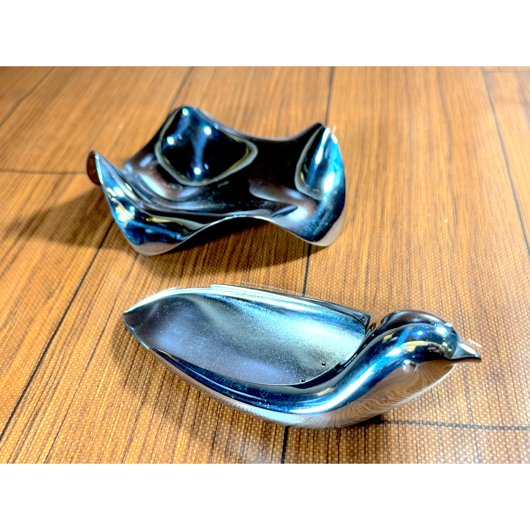 ALESSI(アレッシィ)のALESSI ティーストレーナー アレッシィ 茶こし　鳥 台座付 インテリア/住まい/日用品のキッチン/食器(テーブル用品)の商品写真