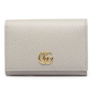 グッチ(Gucci)のグッチ カードケース 739525 カード入れ 名刺入れ GGマーモント グレー(名刺入れ/定期入れ)