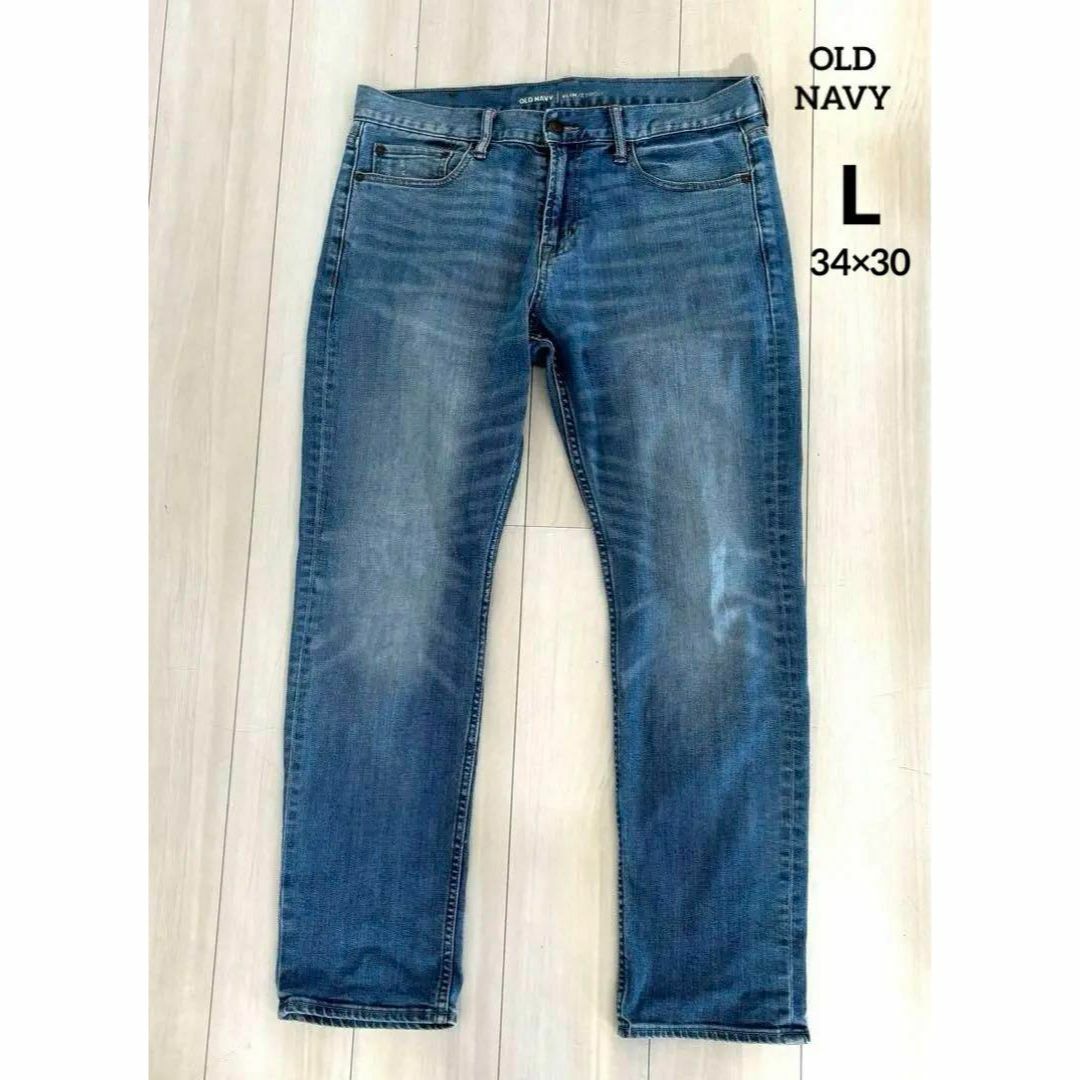 Old Navy(オールドネイビー)のOLD NAVY  SLIM/ÉTROIT デニム　ジーパン　34×30 L相当 メンズのパンツ(デニム/ジーンズ)の商品写真