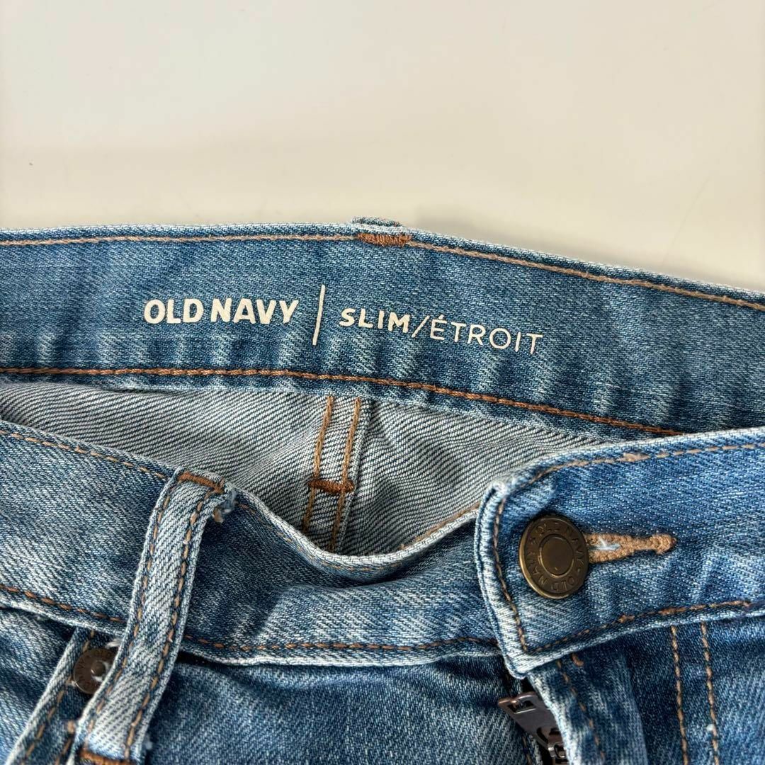 Old Navy(オールドネイビー)のOLD NAVY  SLIM/ÉTROIT デニム　ジーパン　34×30 L相当 メンズのパンツ(デニム/ジーンズ)の商品写真