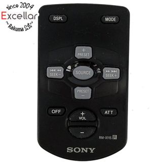 SONY - SONY　カーオーディオ用リモコン　RM-X115