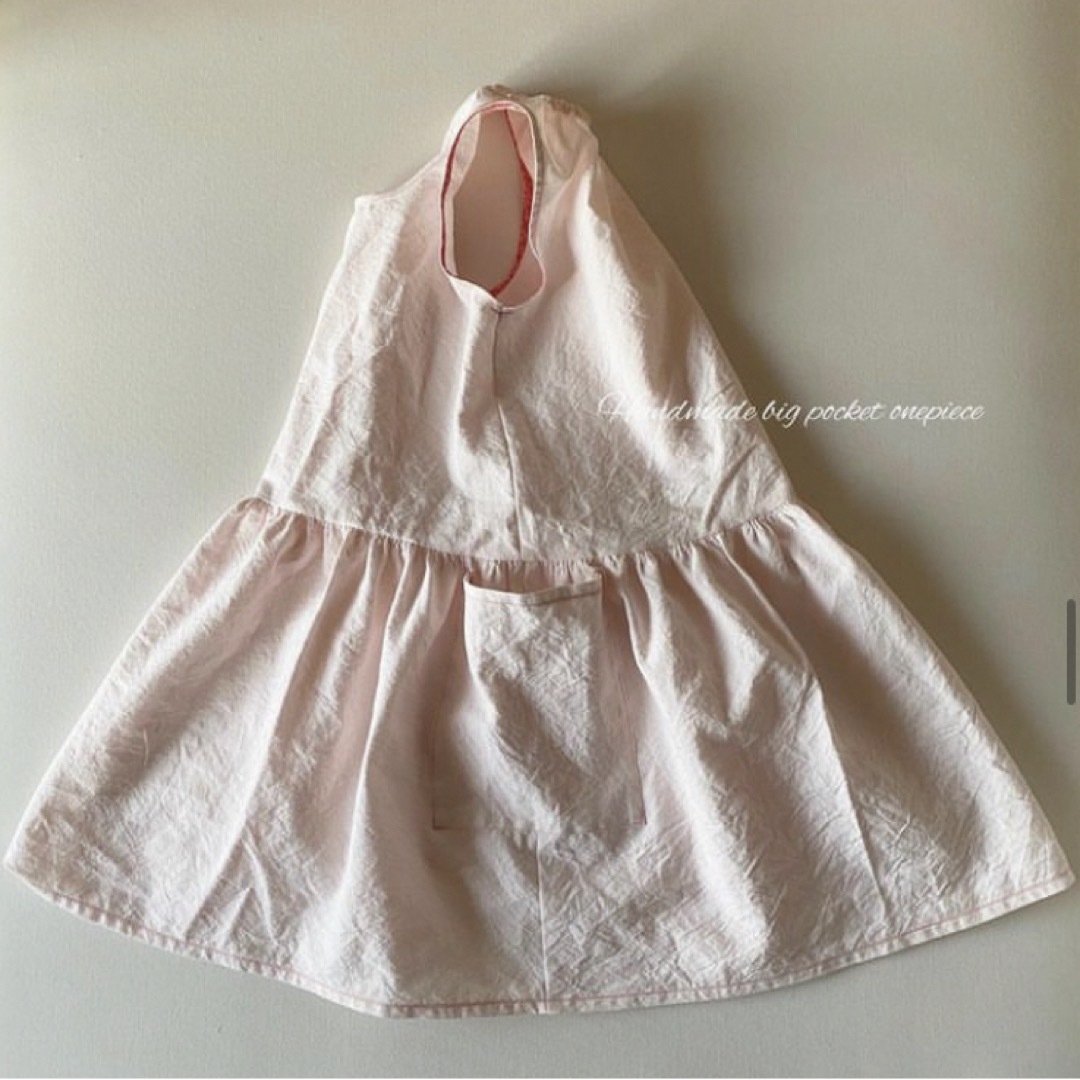 Caramel baby&child (キャラメルベビー&チャイルド)のbigpocketワンピース　110 キッズ/ベビー/マタニティのキッズ服女の子用(90cm~)(ワンピース)の商品写真