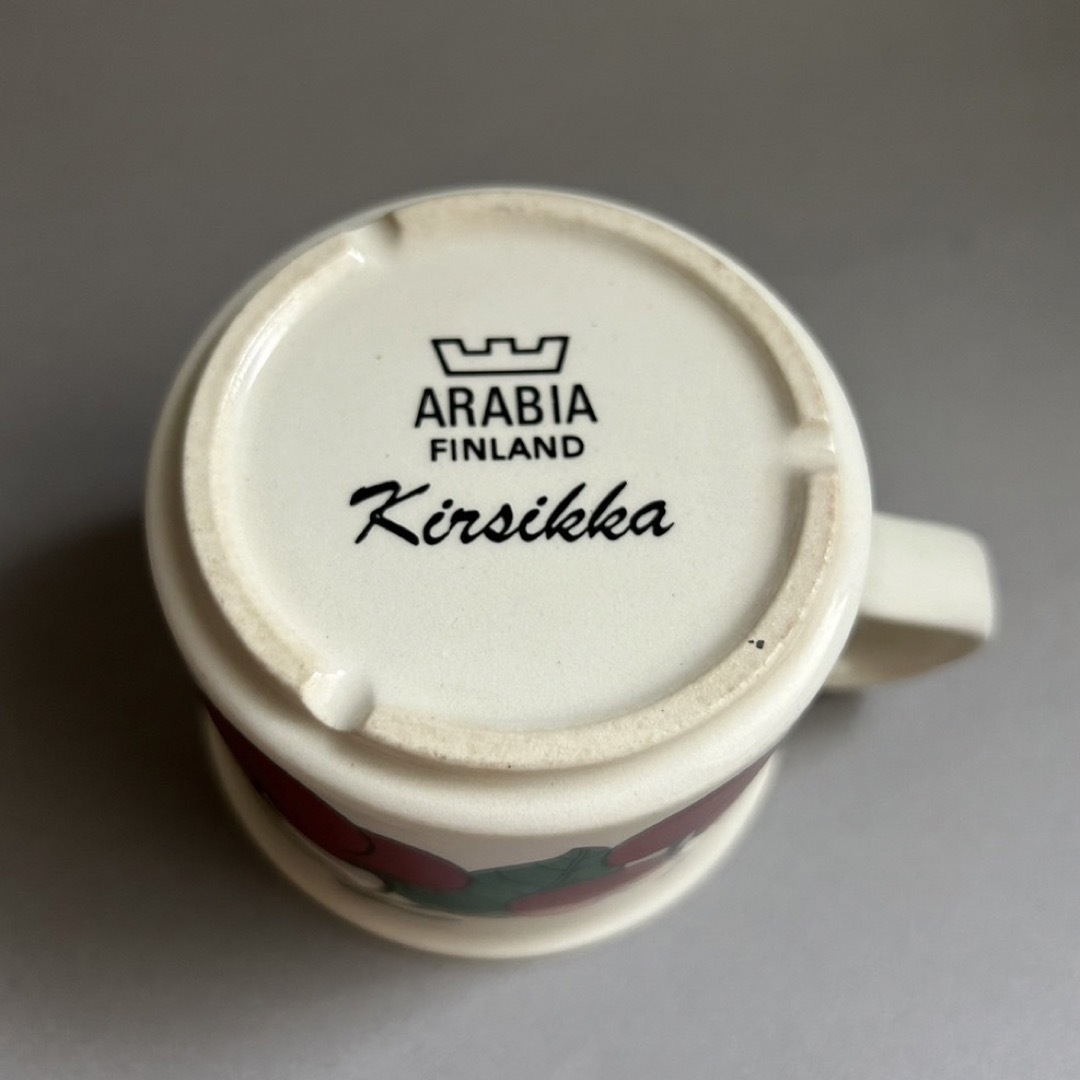 ARABIA(アラビア)のArabia ♡ Kirsikka カップ・ソーサー・ケーキプレート インテリア/住まい/日用品のキッチン/食器(食器)の商品写真