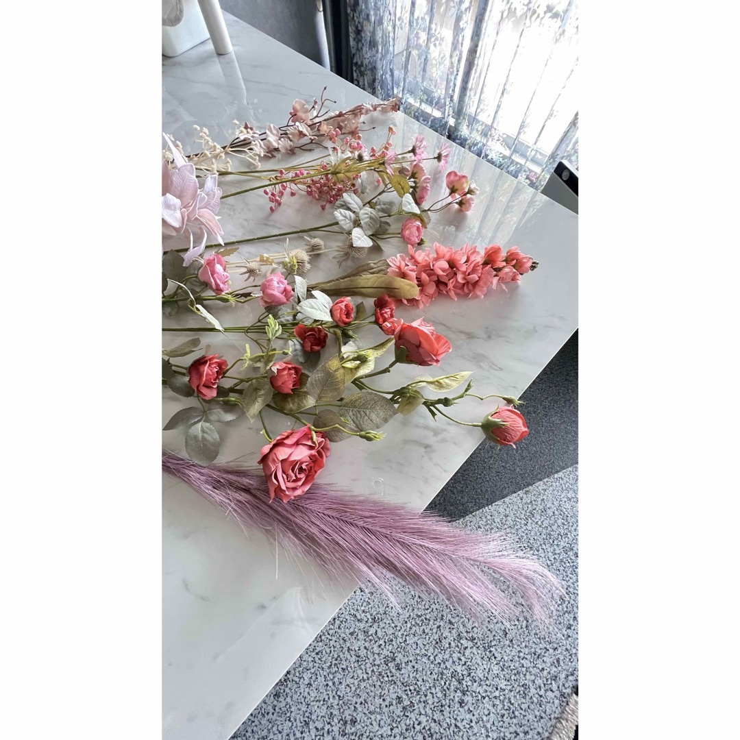 ダイソー¥200造花アレンジ。寄せ植え等のお話しの通販 by 滋賀 ダイソー¥200造花アレンジ。寄せ植え等のお話しの通販 by 滋賀