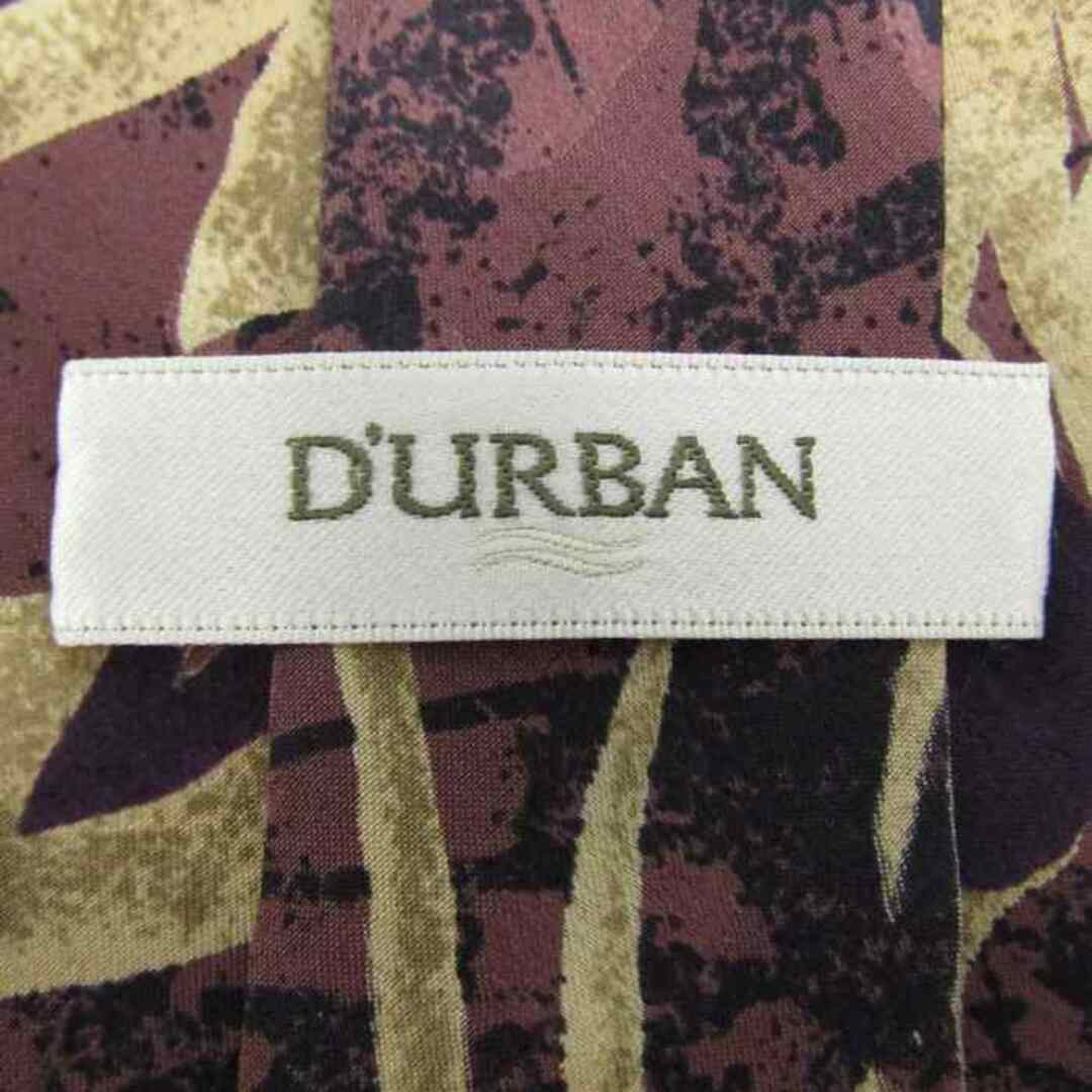 D’URBAN(ダーバン)のダーバン ブランド ネクタイ シルク 総柄 メンズ パープル Durban メンズのファッション小物(ネクタイ)の商品写真