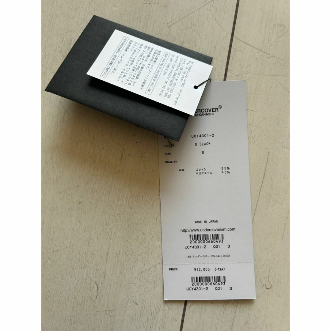 多様な 20ss アンダーカバー タグ付 サイズ3 定価79200円 ステンカラーコート ジャケット・アウター