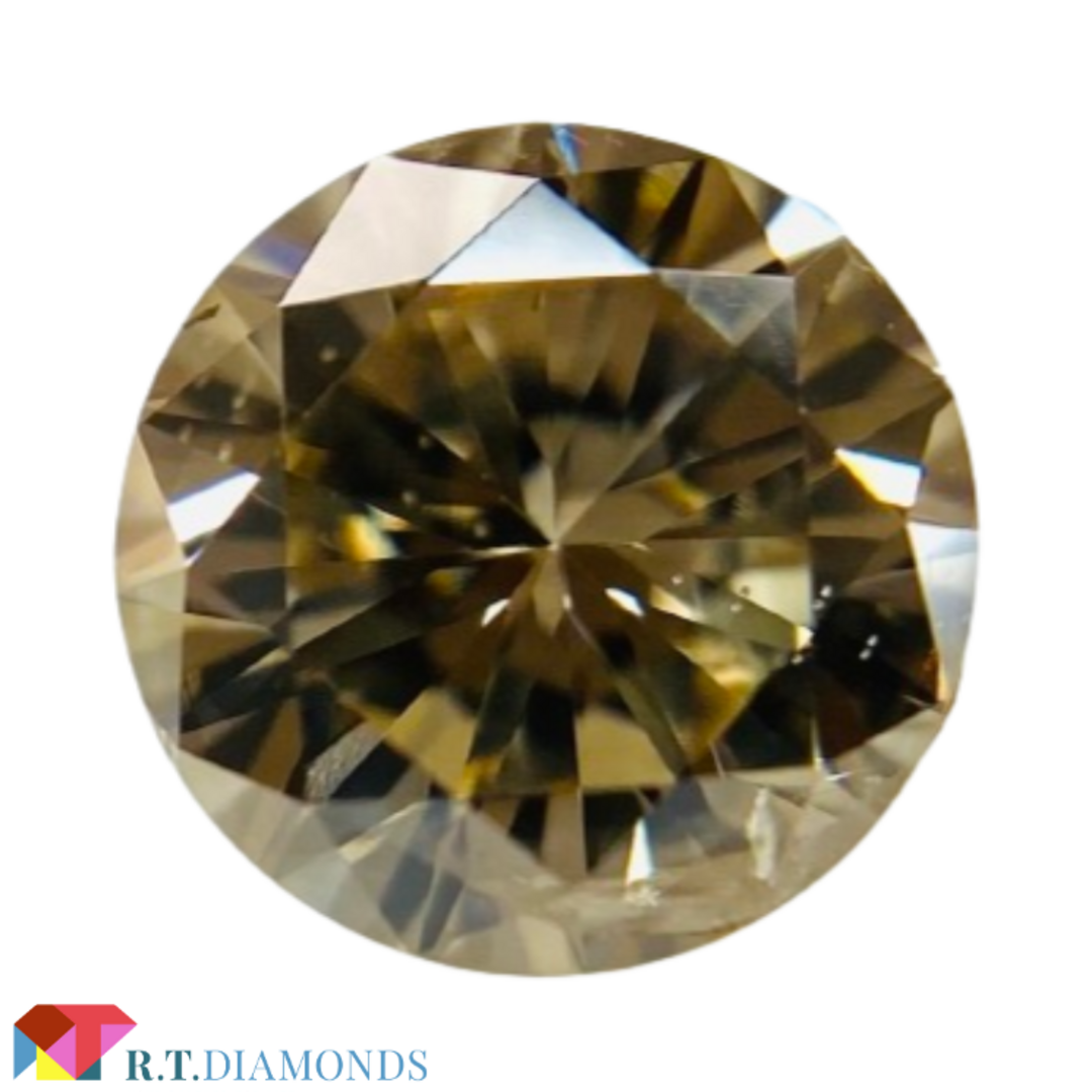 その他 FANCY LIGHT BROWN 0.652ct RD/RT2375/CGL