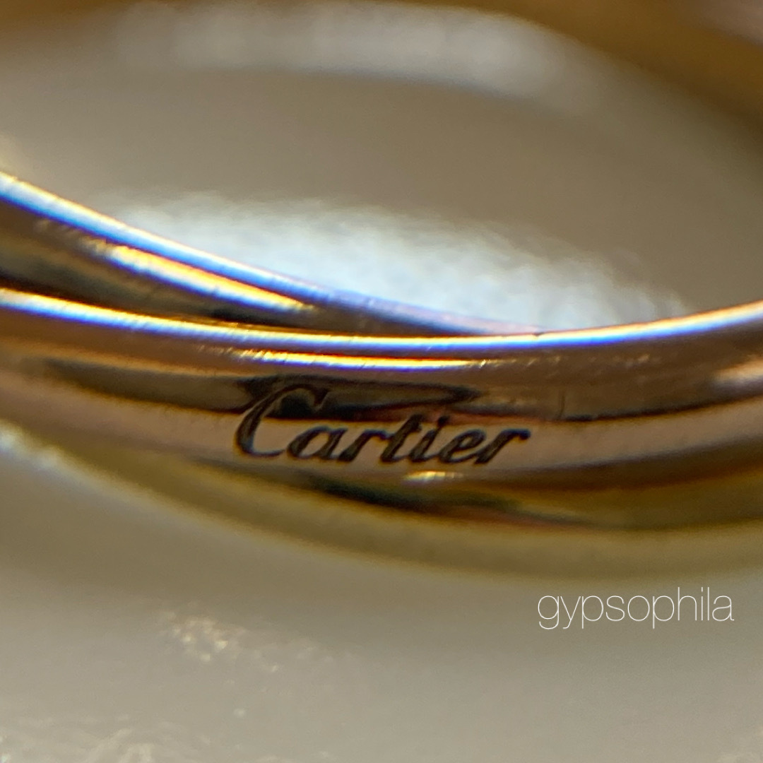 Cartier(カルティエ)のカルティエ　トリニティ　リング　xs #46 約6号　k18 レディースのアクセサリー(リング(指輪))の商品写真