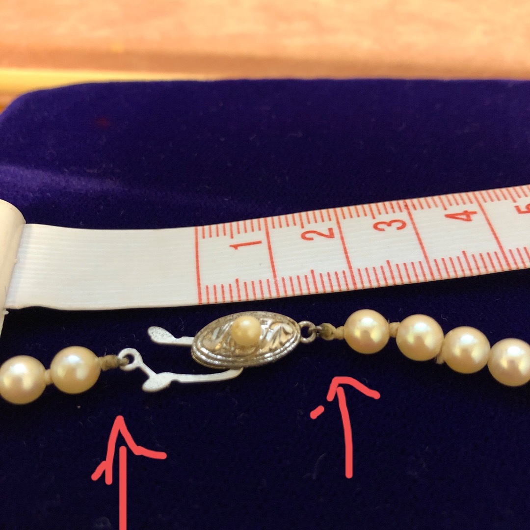本真珠　パールネックレス　小ぶり レディースのアクセサリー(ネックレス)の商品写真