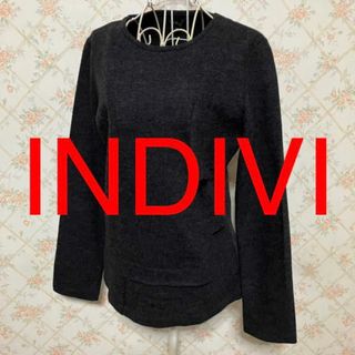 インディヴィ(INDIVI)の★INDIVI/インディヴィ★極美品★トップス38(M.9号)(カットソー(長袖/七分))