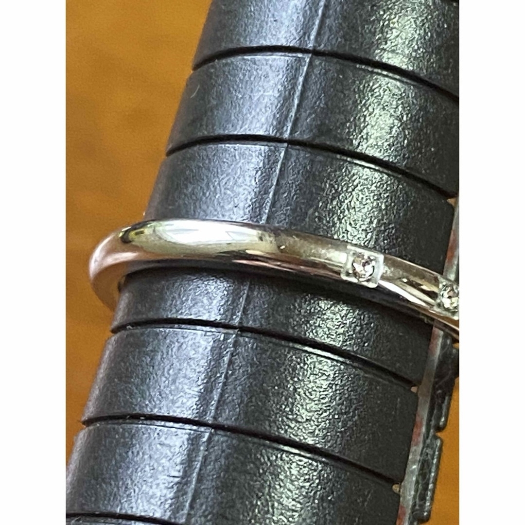 ジルコニア5石チタンリング12.5号 レディースのアクセサリー(リング(指輪))の商品写真