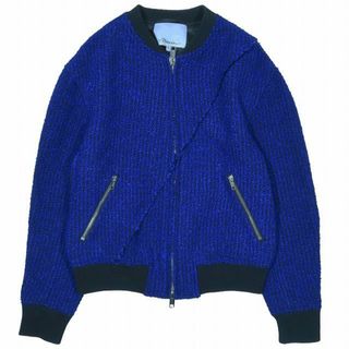 スリーワンフィリップリム(3.1 Phillip Lim)の 3.1 phillip lim ツイード ボンバージャケット MA-1 (ブルゾン)